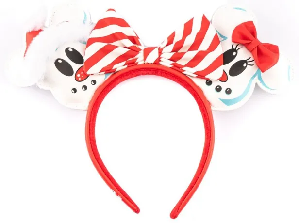 Serre-tête Bonhomme de Neige Minnie et Mickey Loungefly