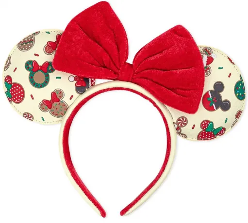 Serre-tête Mickey et Minnie Mouse Biscuits de Noël Loungefly
