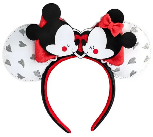 Serre-tête Mickey et Minnie Mouse Amour Loungefly