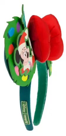 Serre-tête Mickey et Minnie Mouse Noël Glow Loungefly