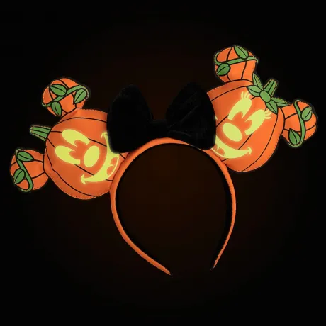 Serre-tête Mickey et Minnie-O-Lantern Glow Loungefly