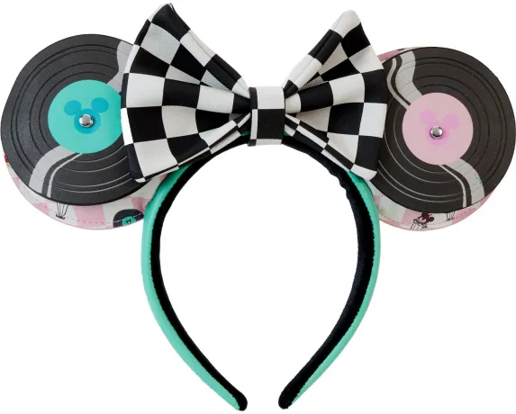 Serre-tête Mickey et Minnie Rencard au Restaurant Disque Jukebox Loungefly