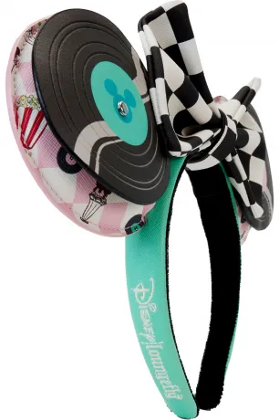 Serre-tête Mickey et Minnie Rencard au Restaurant Disque Jukebox Loungefly