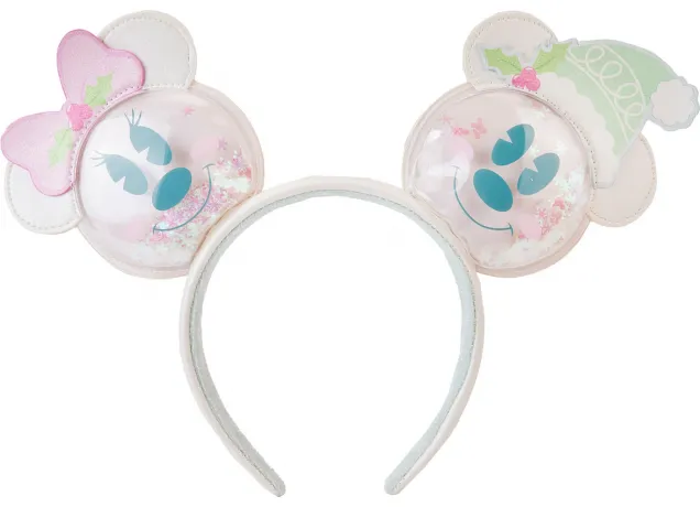 Serre-tête Mickey &amp; Minnie Bonhomme de neige Pastel Loungefly