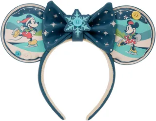 Serre-tête Mickey &amp; Minnie Mouse Noël Loungefly