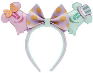 Serre-tête Mickey et Minnie Mouse Fantôme Pastel Glow Loungefly