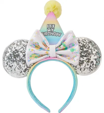 Serre-tête Mickey Mouse Fête d&#039;Anniversaire Sequin Loungefly