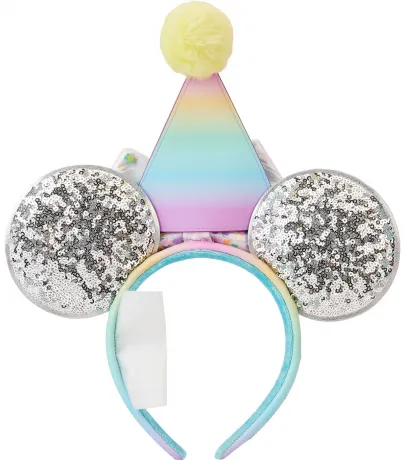 Serre-tête Mickey Mouse Fête d&#039;Anniversaire Sequin Loungefly