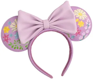 Serre-tête Minnie Fleurs Brodées Loungefly