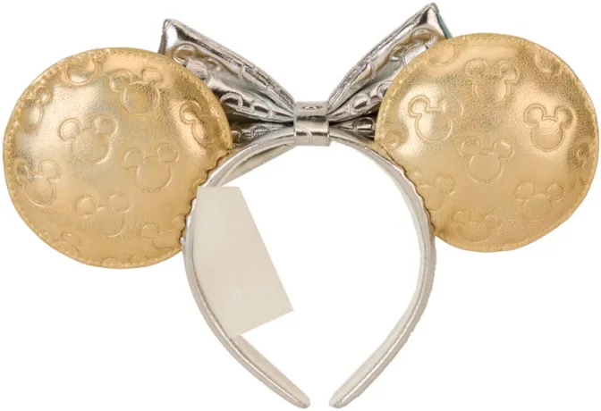 Serre-tête Minnie Mouse Métallique Or &amp; Argenté Loungefly