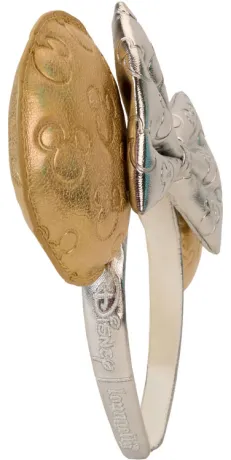 Serre-tête Minnie Mouse Métallique Or &amp; Argenté Loungefly