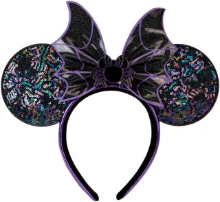 Serre-tête Minnie Mouse Toile d&#039;araignée Sequin Loungefly