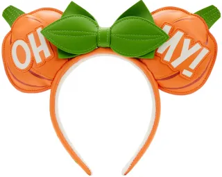 Serre-tête Minnie &quot;Oh My !&quot; Citrouille Glow Loungefly