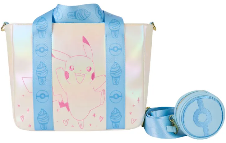 Tote Bag avec porte-monnaie Pikachu Iridescent Loungefly