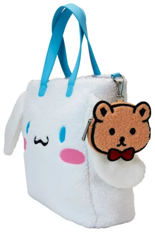 Tote Bag Cinnamoroll Cosplay Peluche avec Porte-monnaie Loungefly