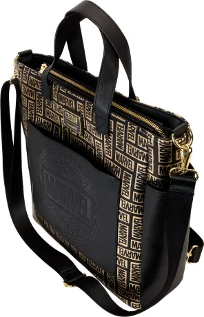 Tote Bag Convertible Marvel Logo Loungefly