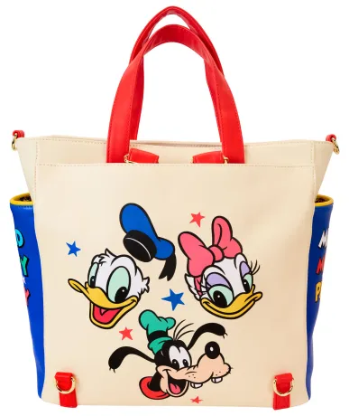 Tote Bag Convertible Mickey et ses Amis Loungefly