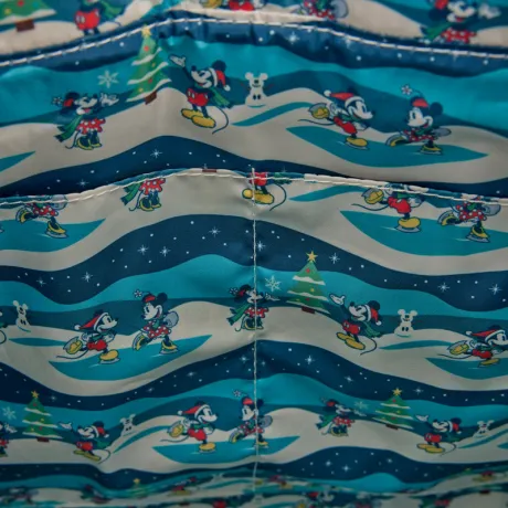 Tote Bag Convertible Mickey &amp; ses Amis Noël Loungefly