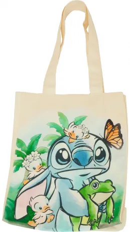 Tote Bag en Toile Stitch Printemps et Marguerites Loungefly