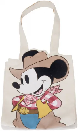 Tote Bag en Toile Western Mickey Mouse Loungefly