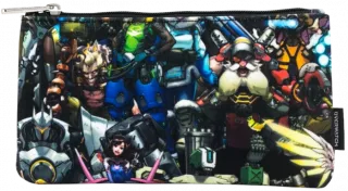 Trousse à crayons Collages de Personnages Impression Intégrale Loungefly