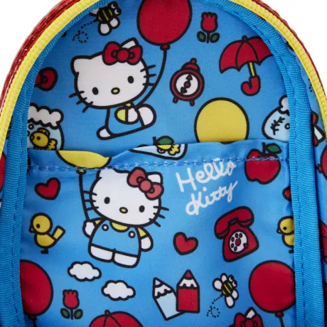 Trousse à crayons Métallique Hello Kitty 50ème Anniversaire Loungefly