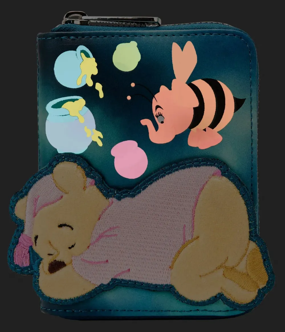 Winnie the Pooh Heffa-Dream Glow Zip Around Wallet Loungefly