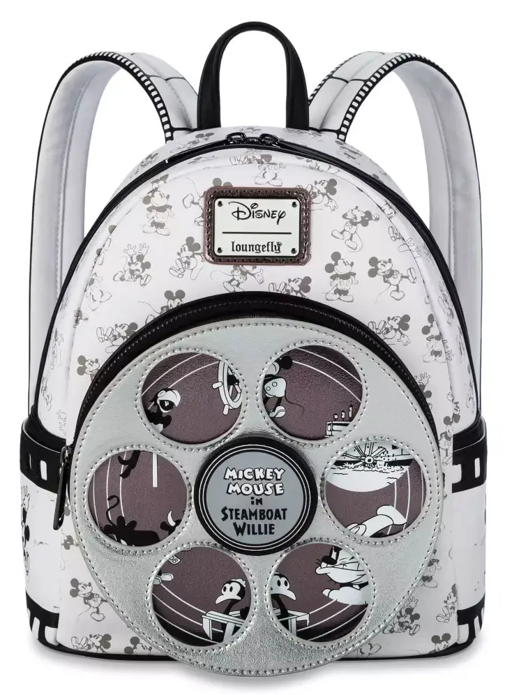 Mickey Mouse Steamboat Willie Disney 100 Decades Mini Backpack Loungefly