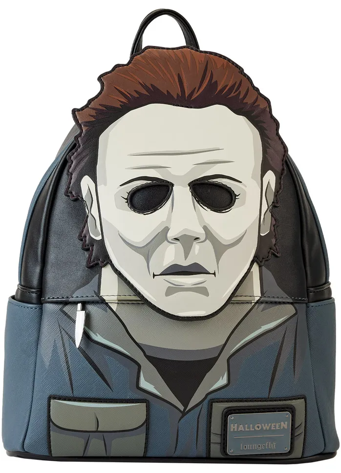 Halloween Michael Myers Mask Cosplay Glow Mini Backpack Loungefly