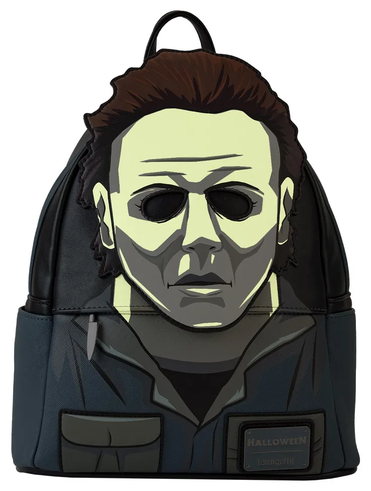 Halloween Michael Myers Mask Cosplay Glow Mini Backpack Loungefly