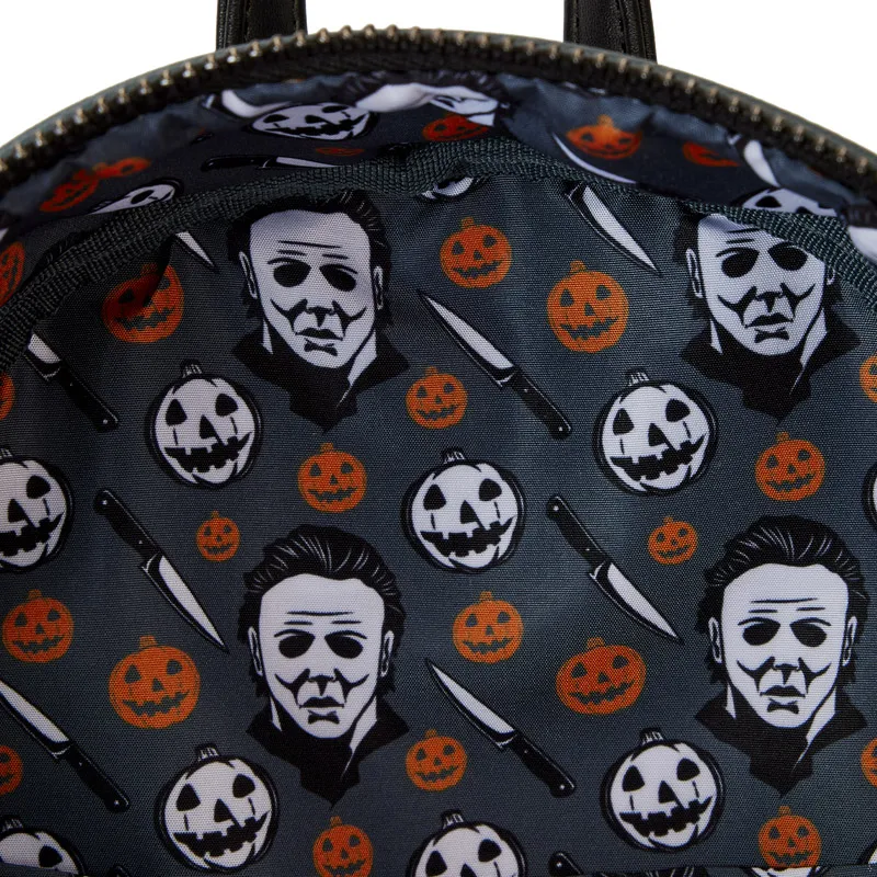 Halloween Michael Myers Mask Cosplay Glow Mini Backpack Loungefly