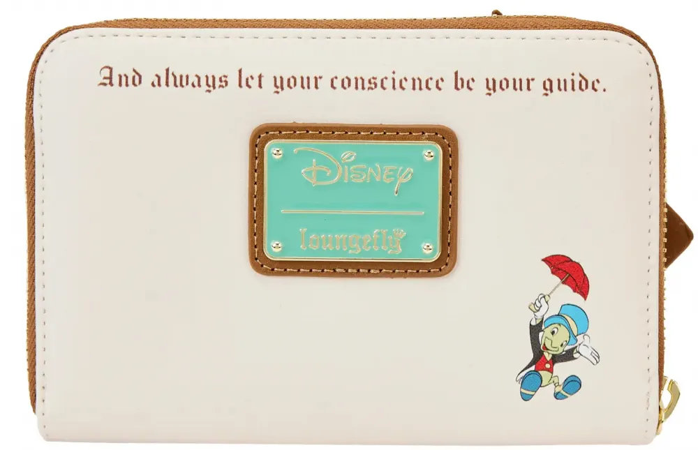 Pinocchio Cuckoo Clock Zip Around Wallet