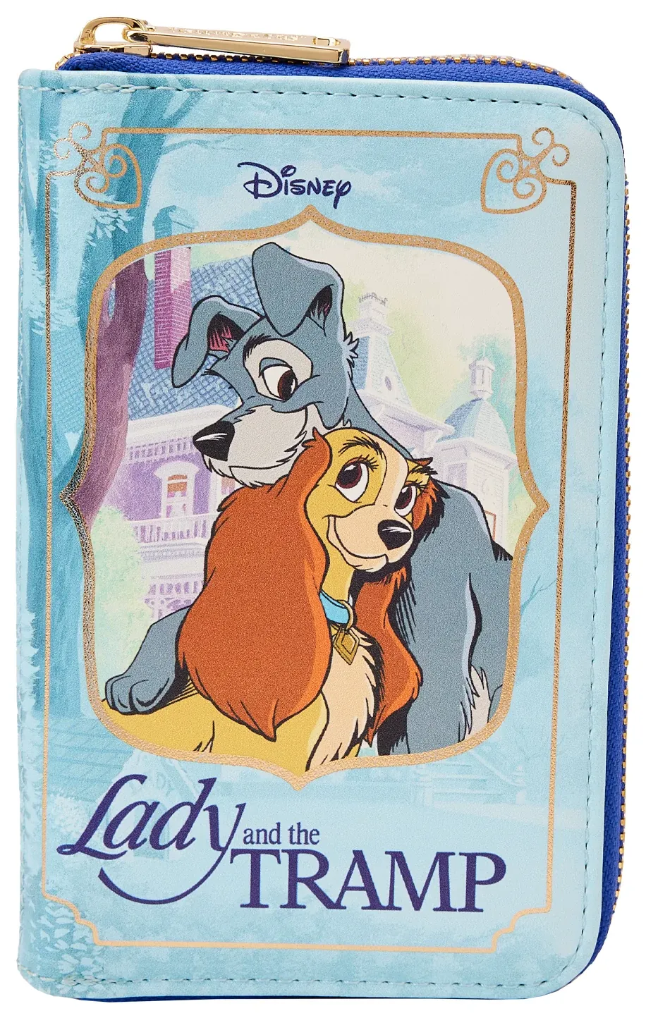 Lady and the Tramp Book Zip Around Wallet Loungefly