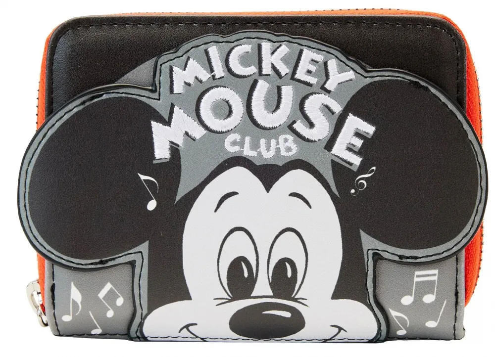 Disney 100 Mickey Mouse Club Zip Around Wallet Loungefly