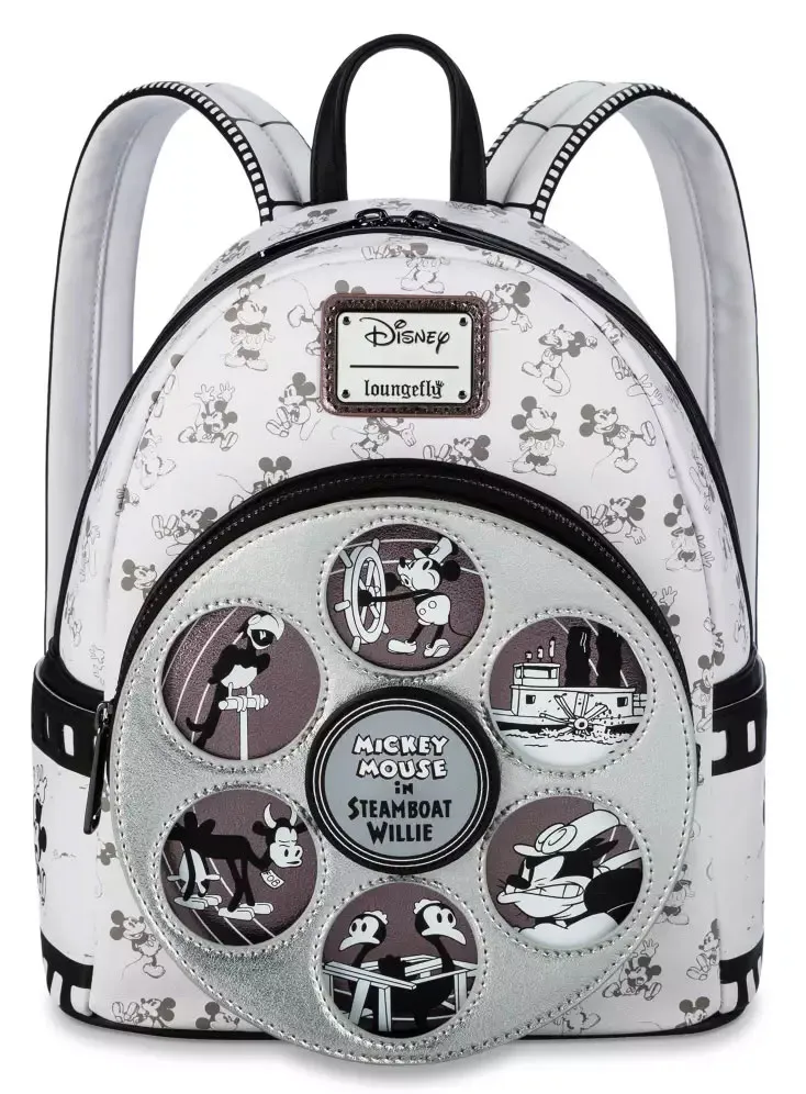 Mickey Mouse Steamboat Willie Disney 100 Decades Mini Backpack Loungefly