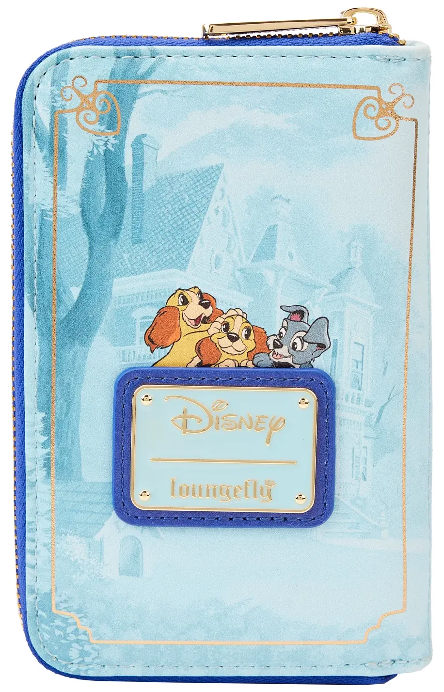 Lady and the Tramp Book Zip Around Wallet Loungefly