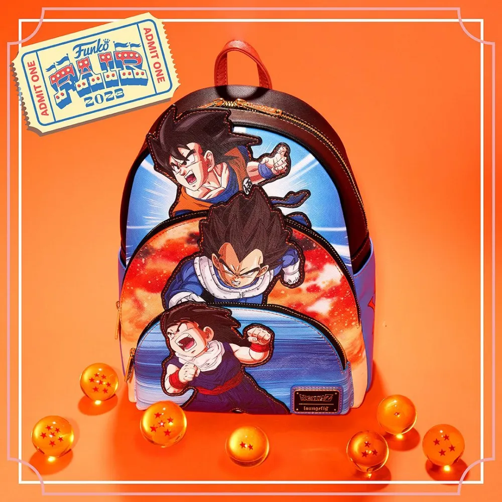 Mini sac à dos Dragon Ball Z Triple Poches Scènes