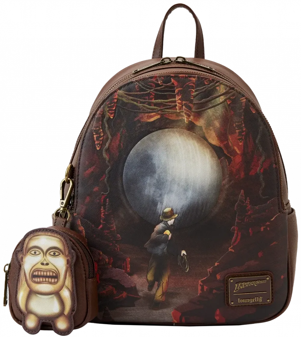 Indiana Jones Raiders of the Lost Ark Scene Mini Backpack & Coin Purse Loungefly
