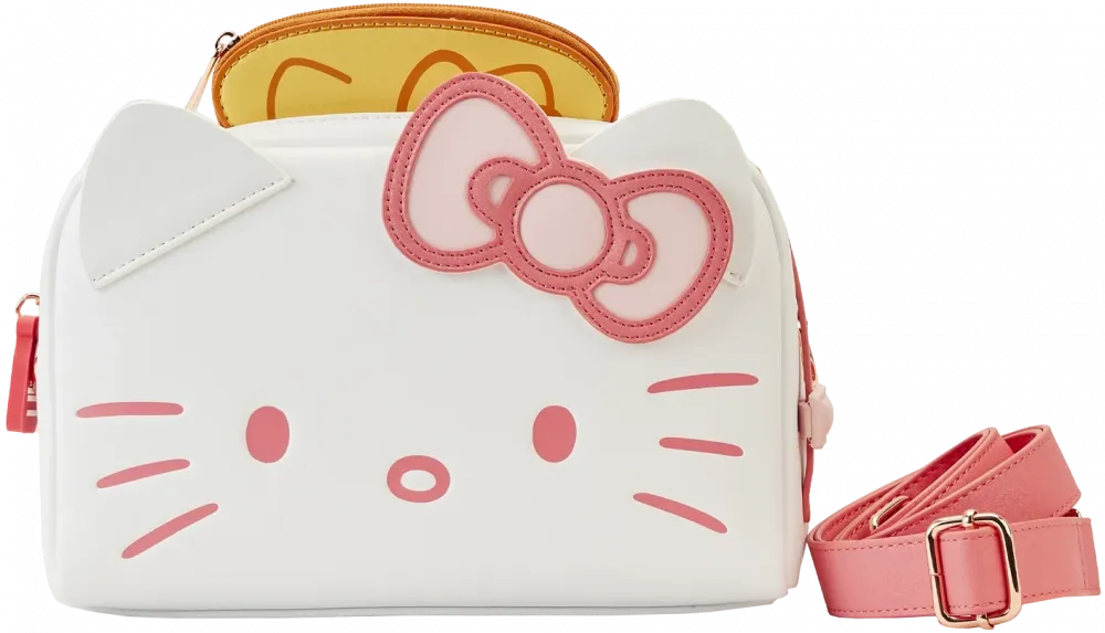 Sanrio Hello Kitty Breakfast Toaster Cosplay Crossbody Bag Loungefly