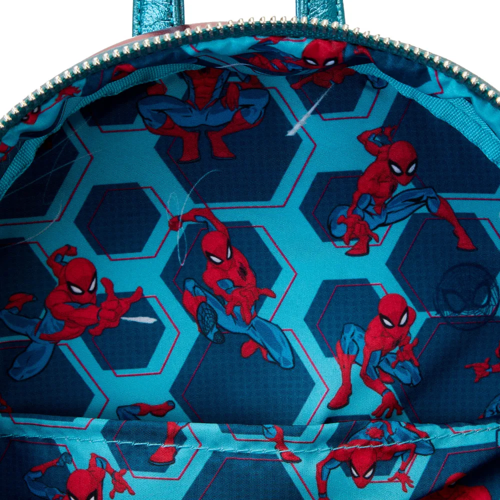 Spider-Man Cosplay Metallic Mini Backpack Loungefly