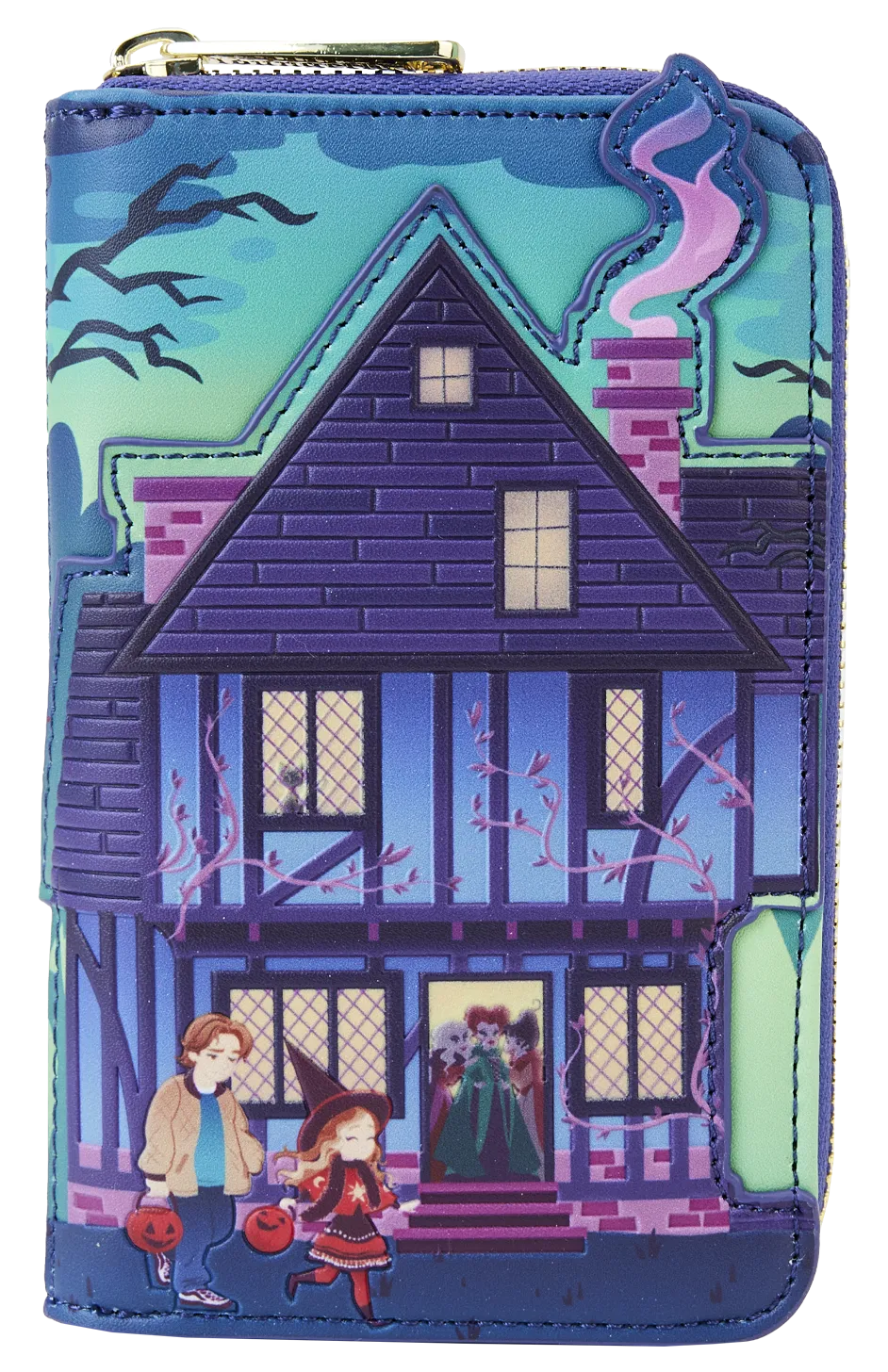 Hocus Pocus Sanderson Sisters House Glow Zip Around Wallet Loungefly