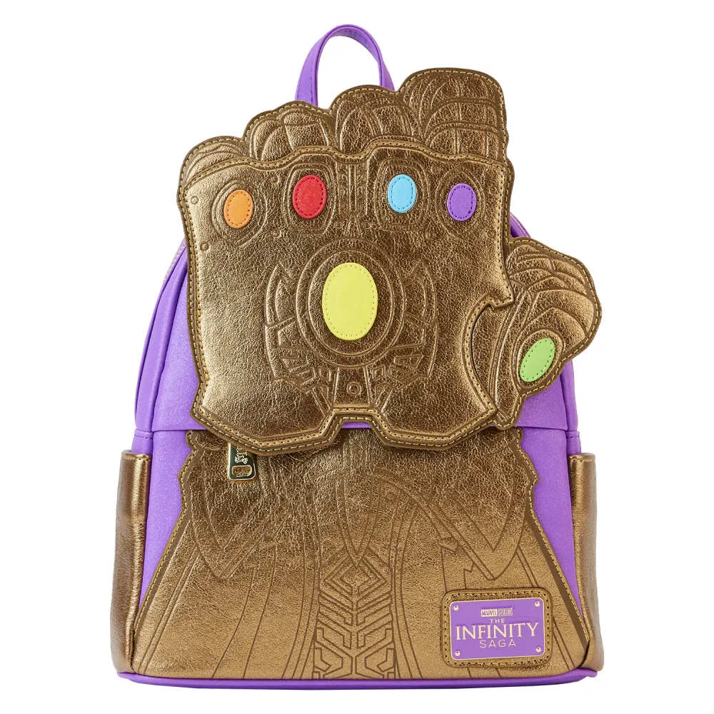 Marvel Thanos Gauntlet Shine Mini Backpack Loungefly