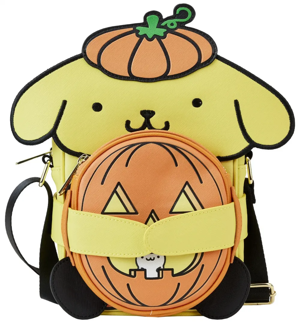 Sanrio Halloween Pompompurin Pumpkin Saddlebag Loungefly