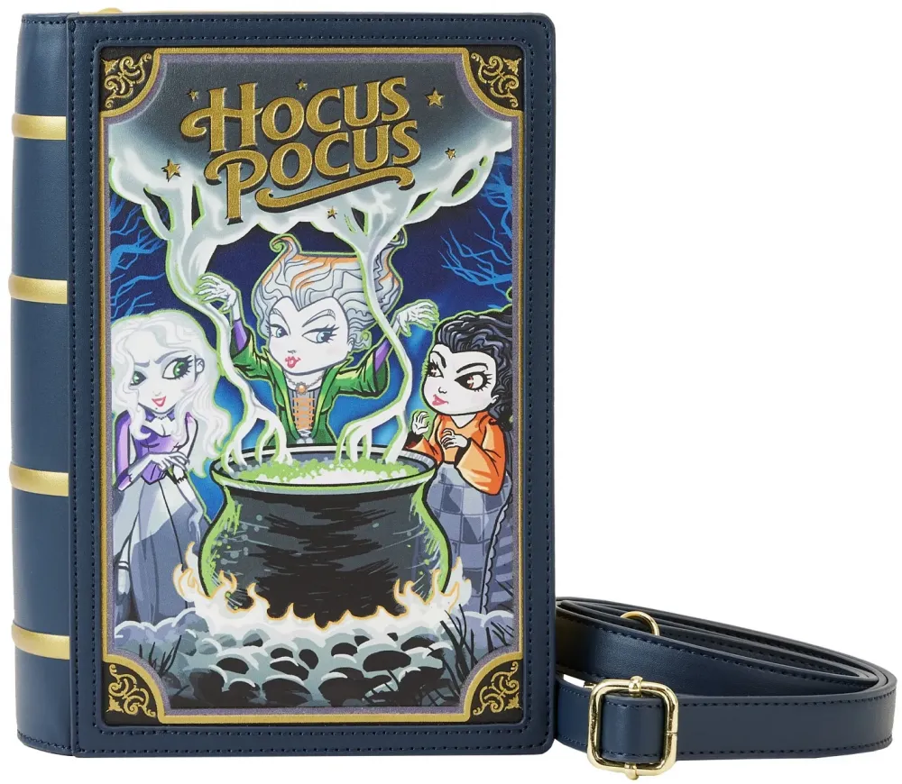 Hocus Pocus Book Glow Crossbody Bag Loungefly