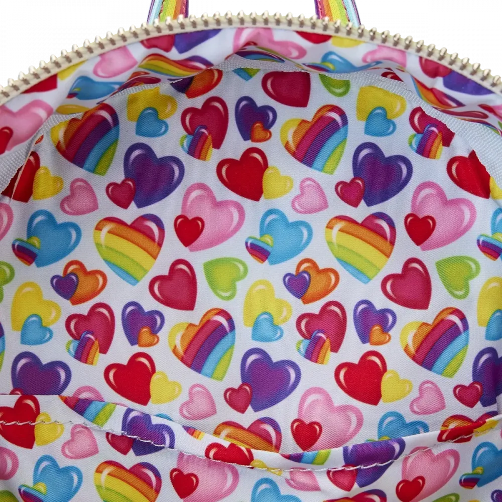 Lisa Frank Rainbow Heart Mini Backpack & Fanny Pack Loungefly