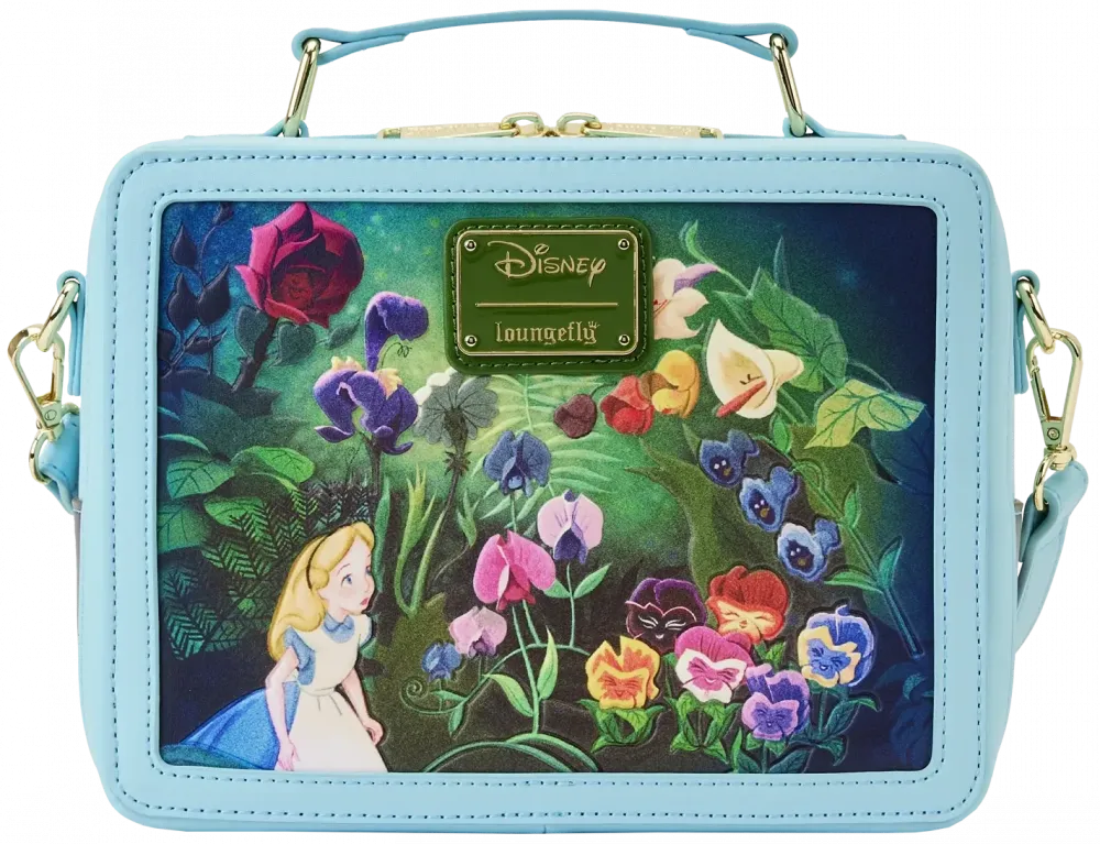 Alice in Wonderland Classic Movie Lunch Box Scenes Handbag Loungefly