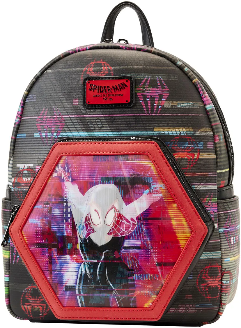 Across the Spider-Verse Lenticular Mini Backpack Loungefly