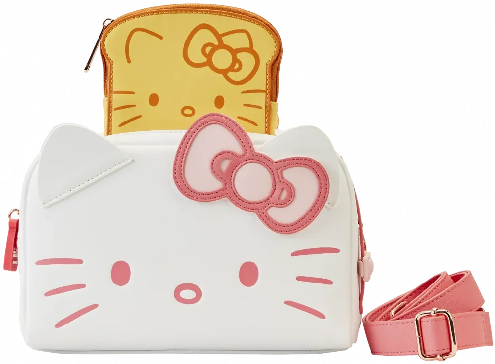 Sanrio Hello Kitty Breakfast Toaster Cosplay Crossbody Bag Loungefly