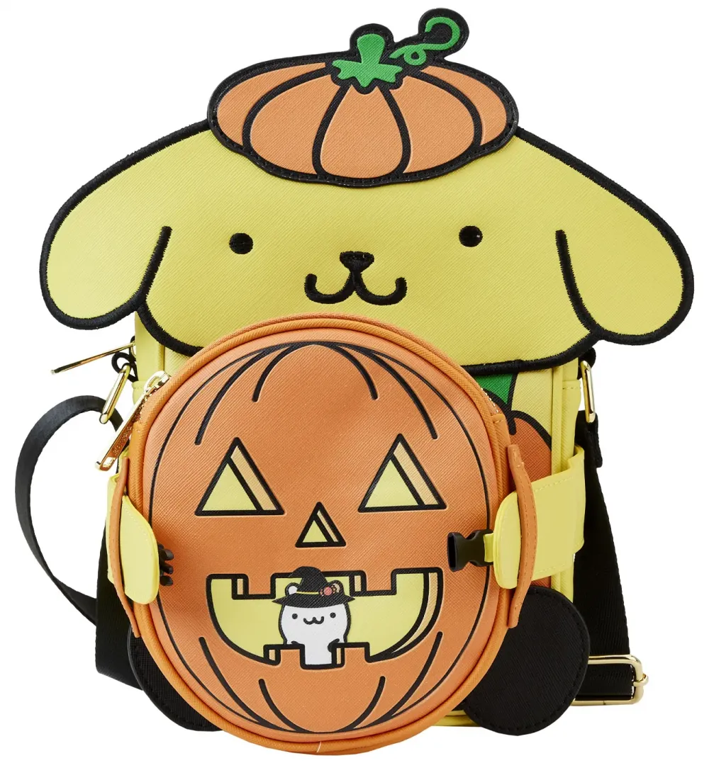 Sanrio Halloween Pompompurin Pumpkin Saddlebag Loungefly