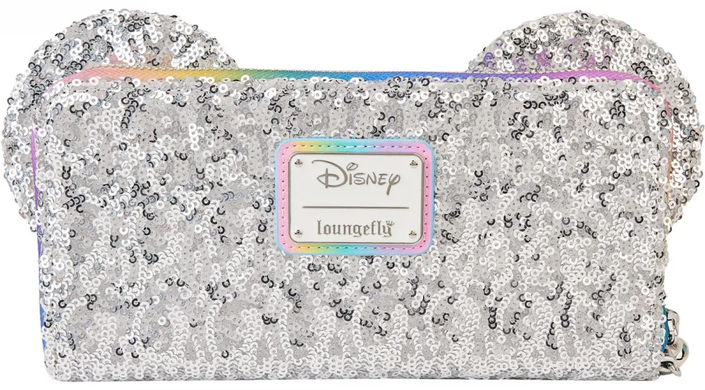 Mickey Mouse Birthday Celebration Sequin Zip Around Wallet Loungefly